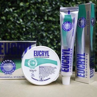 Combo Kem Và Bột Trắng Răng Eucryll - Anh