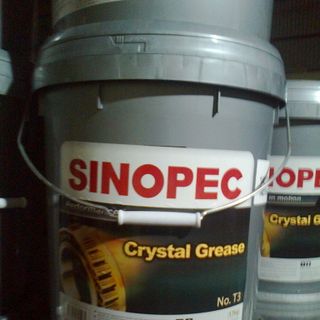 Mỡ Chịu Nhiệt Sinopec Crystal Grease NoT3 xô 17Kg