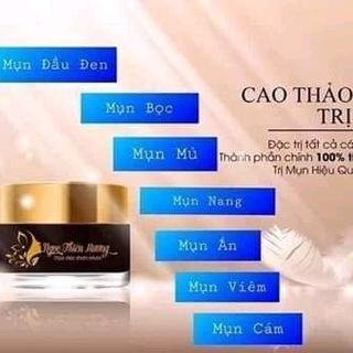 Cao thảo mộc trị mụn