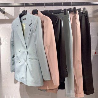 Set áo khoác Blazer và quần baggy giá sỉ