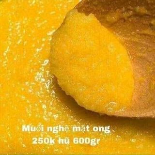 Tẩy tế bào chết muối nghệ mật ong