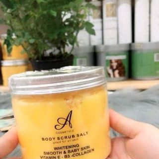 Tẩy tế bào chết muối nghệ mật ong