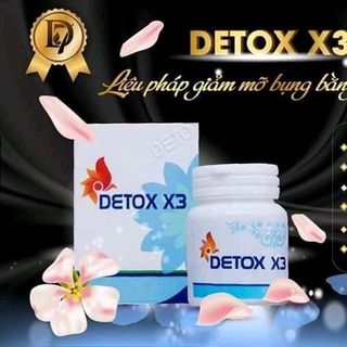 thảo dược giảm mỡ bụng detox x3