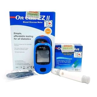 Máy Đo Đường Huyết Acon OnCall Ez II Bảo hành trọn đời Tặng 25 que