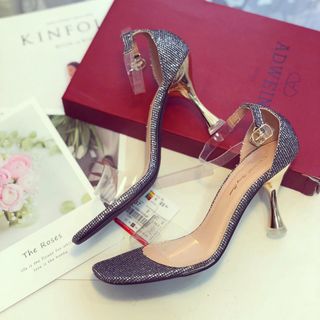 giày sandal cao gót kim sa