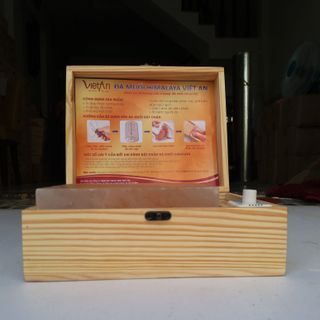 Hộp đá muối Himalaya phẳng