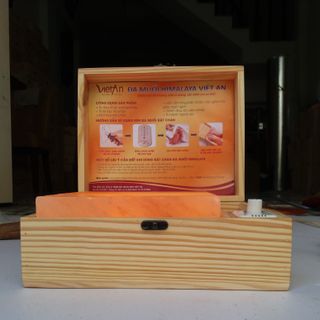 Hộp đá muối Himalaya phẳng