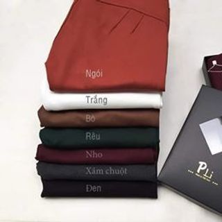 Quần Legging Vải Korea Nâng Mông Túi Hộp Pli
