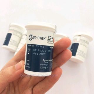 Que thử đường huyết Clever Chek TD 4230 25 que