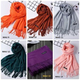 Khăn quàng cashmere chất dày dặn