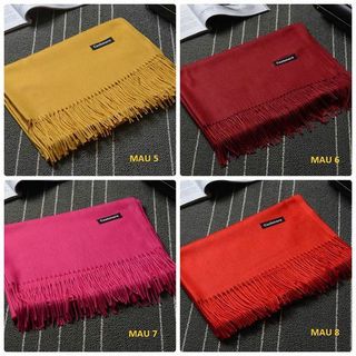 Khăn quàng cashmere chất dày dặn