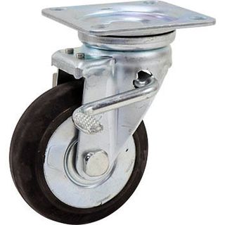 Bánh xe đẩy hàng cao su xoay có khoá hãng Nansin Nhật bản