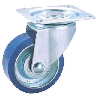 Bánh xe đẩy hàng PU xoay không khoá hãng Nansin Nhật Bản