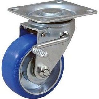 Bánh xe đẩy hàng PU xoay có khoá hãng Nansin Nhật Bản