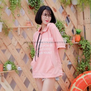 Áo hoodie chữ