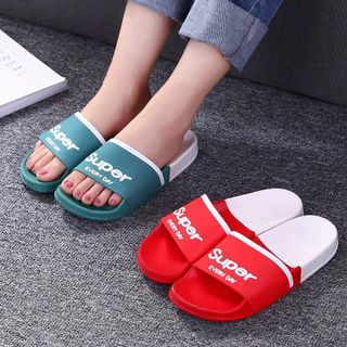 dép quai ngang nhựa nhiều màu