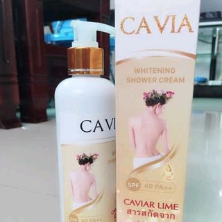combo tắm và dưỡng body cavia