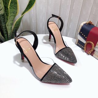 giày cao gót nhọn kim sa