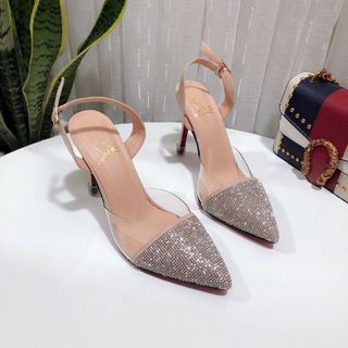 giày cao gót nhọn kim sa