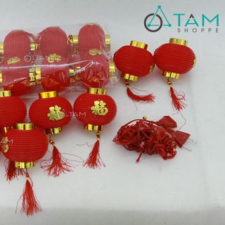 Dây đèn lồng đỏ treo trang trí dài 5m số 16 giá sỉ