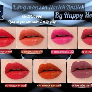 SON LỤA MẶT TRỜI NARICH LIPSTICK giá sỉ