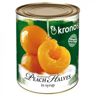 Đào ngâm Kronos lon lớn 820g hàng công ty