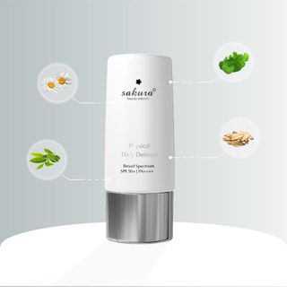 SAKURA Kem chống nắng PHYSICAL DAILY DEFENSE BẢO VỆ TỐI ĐA - ĐỐ NẮNG HẠI DA
