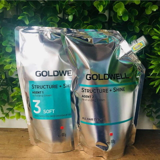 THUỐC DUỖI ÉP TÓC GOLDWELL STRAIGHTN SHINE NEW ĐỨC 400ML