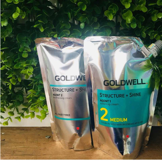 THUỐC DUỖI ÉP TÓC GOLDWELL STRAIGHTN SHINE NEW ĐỨC 400ML