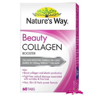 Natures Way Beauty Collagen 60 Tabs - Viên Uống bổ sung Collagen