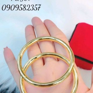 VÒNG TAY TRƠN MẠ 24K