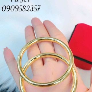 VÒNG TAY TRƠN MẠ 24K