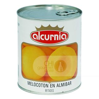 Đào ngâm Alcurina Tây Ban Nha lon lớn 850g