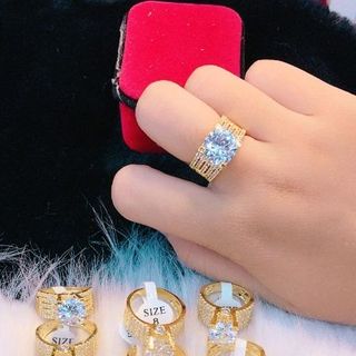 NHẪN NỮ ĐÍNH HẠT TRĂNG