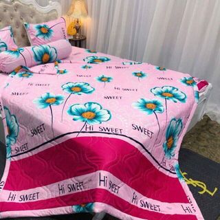 drap bọc nệm thun thái mẫu tổng hợp 1 drap 2 vỏ nằm 1 vỏ ôm