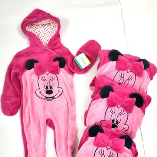 Bộ Body Suit Hồng Nhạt cho Bé dưới 1 tuổi - Hàng Mỹ Disney Baby giá sỉ