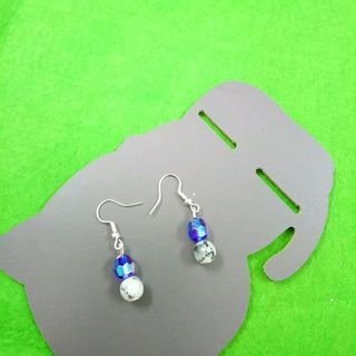 Bông tai phong thủy sơn thủy đẹp giá sỉ 10k 1 đôi - 5