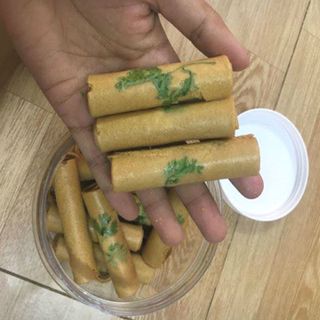 Bánh ống ngò nhân bơ đậu phộng 500g