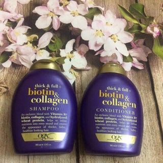 cặp gội xả biotin tím
