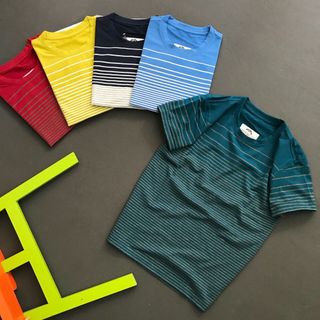 Áo thun nam cổ tròn sọc OCEAN