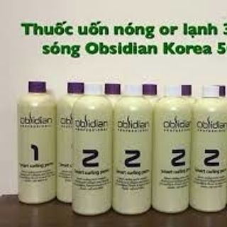 THUỐC UỐN TÓC 3D OBSIDIAN UỐN LẠNH VÀ UỐN NÓNG HÀN QUỐC 500ML