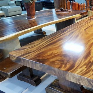 Mặt bàn gỗ nguyên khối tự nhiên dày giá rẻ