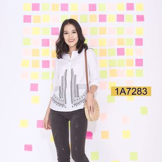 Áo công sở nữ M Collection A7283 giá sỉ giá bán buôn