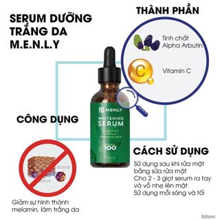 Serum dưỡng trắng Menly