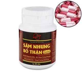 Sâm Nhung Bổ Thận GOLD Giúp Tăng Cường Sinh Lực Sức Bền Sinh Lý Cho Cả Nam Và Nữ Lọ 30 Viên giá sỉ