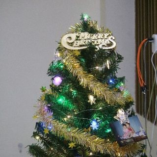 Cây thông noel giáng sinh đèn fairy light full phụ kiện