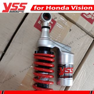 Phuộc YSS Bình Dầu Honda Vision Đen/Đỏ Thái Lan giá sỉ