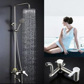 Sen cây tròn nóng lạnh inox 304