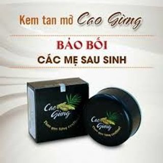 Cao gừng