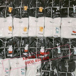 Áo pull hình thú cưng túi ngực siêu cưng